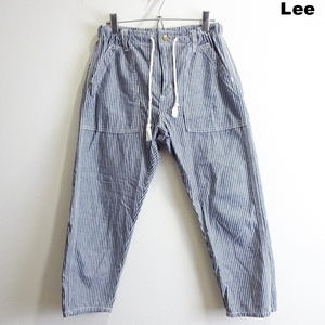 即決★ 送料無★ Lee　ダンガリーズ イージーベイカー クロップドパンツ　【L～M】　薄手　ヒッコリー　レディース　LL0932　リー　I169