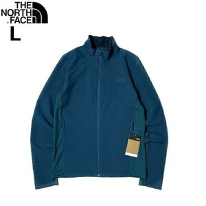 1円～!売切!【正規新品】THE NORTH FACE◆HYBRID WITH FUTUREFLEECE FULL ZIP フルジップ ジャケット US限定 軽量 スポーツ(L)青 180915-5