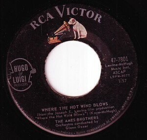 The Ames Brothers - Suzie Wong / Where The Hot Wind Blows (C) RP-Q222