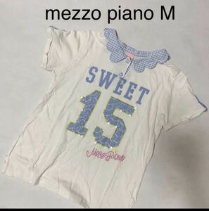 訳あり メゾピアノ mezzo piano Mサイズ 半袖 Tシャツ カットソー 半袖Tシャツ おしゃれ ブランド 子供服