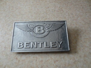 英国製ベントレー金属製看板・アンティーク・BENTLEY★コンチネンタルGT・フライングスパー・ベンティガ・ミュルザンヌ・ロールスロイスRR