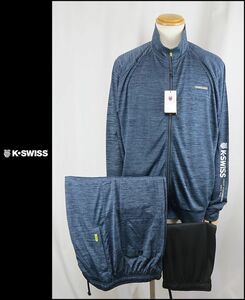 ■■＜新品：タグ付＞ケー・スイス＜K・SWISS 吸汗 速乾＞track Jkt ・half pants・ インナー ⅢSET UP ＜LL＞■■