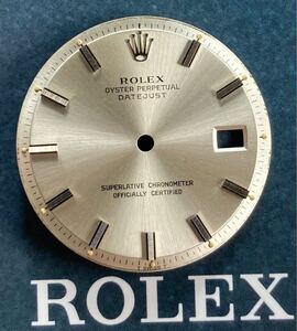 純正 ワイドボーイ シルバーb 文字盤 ロレックス デイトジャスト 1600 1601 1603 ROLEX DATEJUST dial silver 1570 men