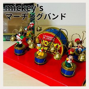 【廃盤品】クリスマスオーナメント ディズニー ミッキーズマーチングバンド ミッキー ミニー ドナルド クリスマスソング 