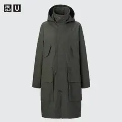 即購入⭕️UNIQLO Uユニクロユー  ミリタリーフーデットコート