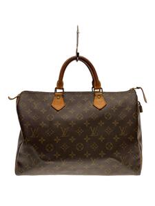 LOUIS VUITTON◆1)スピーディ35_モノグラム・キャンバス_BRW/PVC/BRW