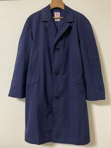 French Army Rain Coat 青 size72C(S位) ヴィンテージ