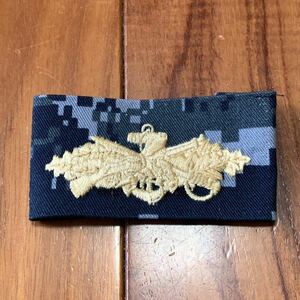 沖縄 米軍実物 U S NAVY SEABEE Combat Warfare Specialist Enlisted ワッペン 手芸 リメイク ハンドメイド 刺繍 資材 将校 (管理番号Z14)