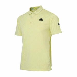 送料無料◆新品◆Kappa カッパ ITALIA ペイズリージャカード 半袖ポロシャツ◆(XO)◆KGA12SS06-YE◆Kappa GOLF