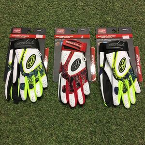 RK001-B03 Rawlings ローリングス EBG23S06 両手用 JLサイズ バッティンググローブ 少年用 野球 3点まとめ 未使用 展示品 手袋