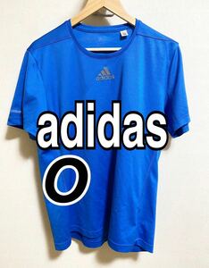 adidas アディダス Tシャツ ／サイズO／ブルー／トレーニング