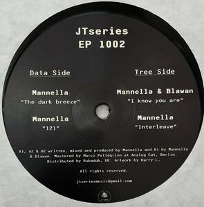 [ 12 / レコード ] Mannella, Blawan / EP 1002 ( Techno ) JTseries テクノ