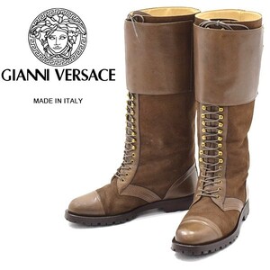 GIANNI VERSACE(ジャンニ・ヴェルサーチ)　メンズブーツ　イタリア製　845519F2860-O310F