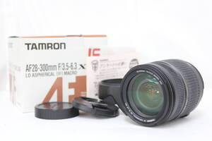 【返品保証】 【元箱付き】タムロン Tamron AF XR Di 28-300mm F3.5-6.3 Macro フード 前後キャップ付き ニコンマウント レンズ v7574