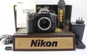 ■S数2000回！■ ニコン Nikon D7200 ボディ 【元箱】　#607-058-0726