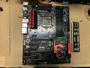 ★中古品 BIOS確認 MSI Z87-GD65 GAMING IOパネル付属 LGA1150 ★