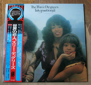 国内オビ THE THREE DEGREES - International / LP / Funk, Soul, Disco