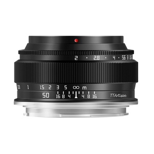 銘匠光学 TTArtisan 50mm f/2 単焦点レンズ Lマウント（ライカ・パナソニック・シグマ） ブラック