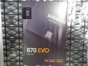 【新品未開封品】Samsung 870 EVO 2TB SATA 2.5インチ 内蔵 SSD MZ-77E2T0B