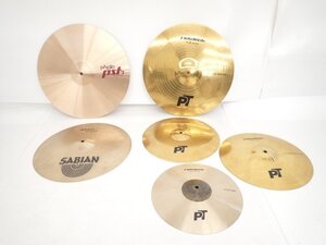 PLAYTECH/SABIAN/Paiste シンバルまとめて5点 プレイテック セイビアン パイステ ◆ 710E3-8