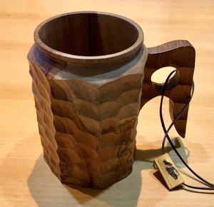 logint ログイン WOOD MUG ウッドマグカップ 木製 キャンプ アウトドア