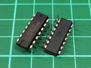 送料185円■新品2個■6回路 バスバッファ ラインドライバ 非反転 CMOS ロジックIC■テキサス Ti Texas Instruments SN74ALS34N