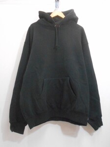 68 送100サ 1201$D13 Supreme シュプリーム 24AW Stain Applique Hooded Sweatshirt パーカー Black サイズXL 中古品