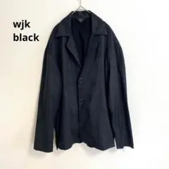 『wjk black』 テーラードジャケット (3) フックボタン Y0065