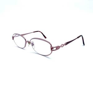 Vintage CHARLES JOURDAN prescription Eye- Glasses Silver / ヴィンテージ シャルル・ジョルダン 度付き 眼鏡 メガネ