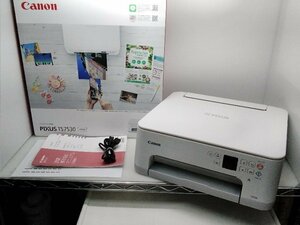 美品 Canon キャノン プリンター TS7530 PIXUS インクジェット 複合機 ホワイト WH