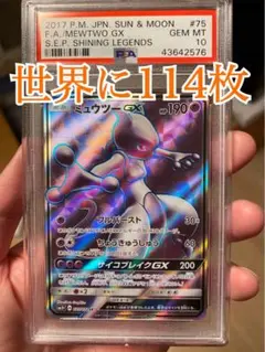 ミュウツーGX sr psa10 ひかる伝説 ポケモンカード