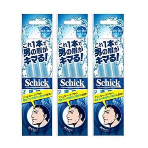 【まとめ買い】Schick(シック) 顔・眉毛用 カミソリ(3本入) ×3個 メンズ Lディスポ