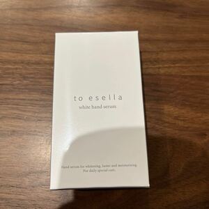 to esella ホワイトハンドセラム　未使用