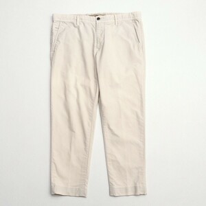 MG9140◇インコテックス/INCOTEX SLACKS TRICOCHINO TIGHT FIT ストレッチコットンパンツ スラックス メンズ ライトグレー系