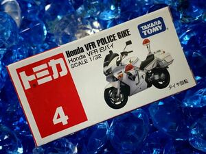 ☆未開封☆ トミカ 4 ホンダ VFR 白バイ パトカー 働く自動車 まとめ買いがお得♪ まとめて送料230円です♪