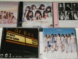 新品CD アルバム 5枚セットAKB48　（SET498）　1830M　0と1の間　次の足跡　サムネイル　ここがロドスだ、ここで跳べ！