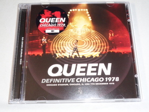 QUEEN /DFENITIVE CHICAGO 1978 2CD