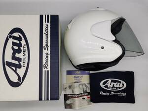 Arai アライ SZ-F ホワイト SZF 白 ジェットヘルメット XLサイズ