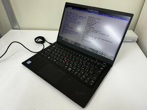 【ジャンク／UEFI起動確認済み】ThinkPad X1 Carbon [20KG-S20H00] (Core i5-8250U, RAM8GB, SSD無し) 本体＋ACアダプタ●電源系NG ④