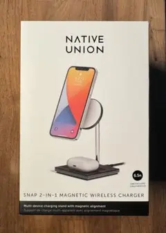 【新品未開封】Native Union Snap 2-in-1 ワイヤレス充電器