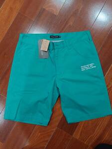 ☆ 新品 rough & swell ラフ アンド スウェル MENS MGR SHORTS M ショーツ ゴルフ メンズ 短パン エメラルド ☆