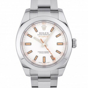 ロレックス ROLEX ミルガウス 116400 ホワイト文字盤 中古 腕時計 メンズ