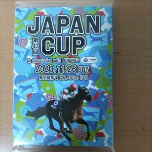 競馬　非売品　ジャパンカップ　イクイノックス優勝　メモポストイット　コレクション　未使用　未開封　東京競馬場　ウマ娘　文房具