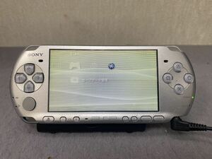 中古品 ゲーム PSP 本体 PSP3000 PSP3000 シルバー 動作品 ミスティックシルバー SONY PlayStation プレイステーションポータブル Portable