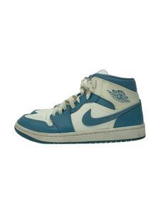 NIKE◆AIR JORDAN 1 MID_エア ジョーダン 1 ミッド/27.5cm/WHT/BQ6472-141