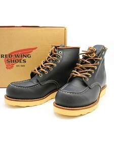 RED WING レッドウィング 6inch Classic Moc 6インチモックトゥブーツ ブラック 25cm 8859 ITU6H8EU5VCO