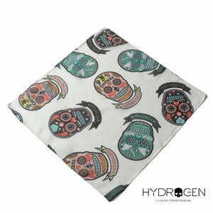 ◆【HYDROGEN(ハイドロゲン)/メキシカンスカルプリントコットンモダールガーゼポケットチーフ(26089001)】[hdg1850861]