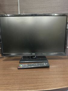 WIS 24V型 液晶テレビ TLD-24HDVR DVDプレイヤー付き　動作品 2018年製 リモコン付き やや訳あり