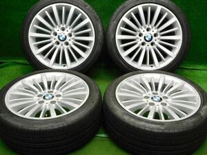 中古 ホイールタイヤ 4本 225/45R18 2018年製 7分山 BMW F30 純正 ラジアル タイヤ ピレリ チンチュラート P7