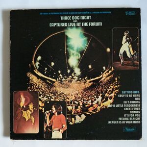 【LP/赤盤】Three Dog Night / Captured Live At The Forum